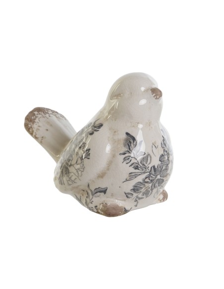 FIGURA GRES 19X11X14 PAJARO GRIS