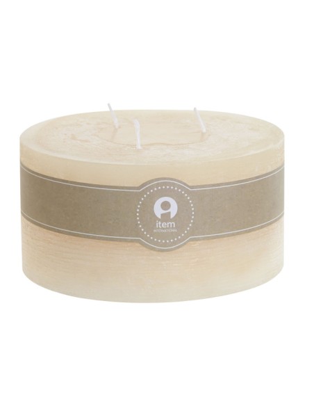 VELA CERA 15X15X7,5 1050 GR, 65 HORAS NATURAL