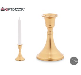 CANDELABRO PEQUEÑO DORADO 12CM