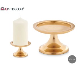 CANDELABRO PEANA PEQ DORADO 6CM