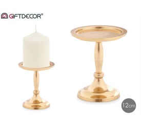 CANDELABRO PEANA MED DORADO 12CM