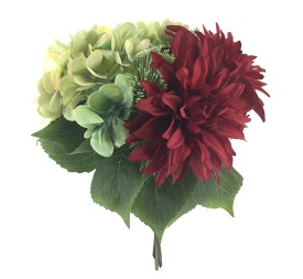 ATADO DAHLIAS HORTENSIAS ROJO (3958-08)