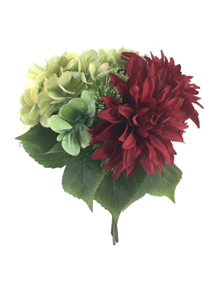 ATADO DAHLIAS HORTENSIAS ROJO (3958-08)