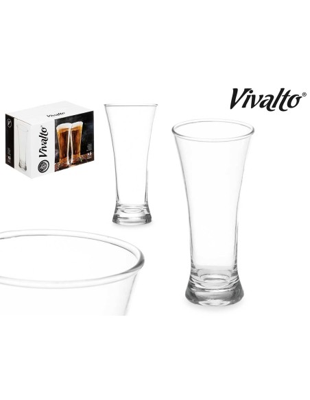 VASO VIDRIO CONICO 320ML 1 UNIDAD