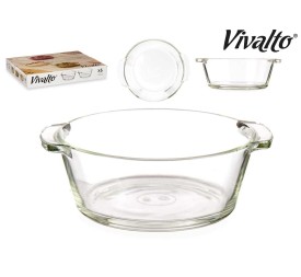 CAZUELA VIDRIO APERITIVO REDONDA CON ASAS 150ML
