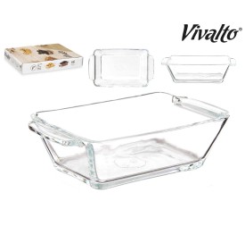 CAZUELA VIDRIO APERITIVO RECTANGULAR C/ASAS 150ML