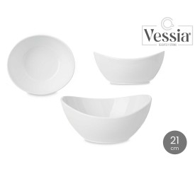 BOWL OVALADO PORCELANA 21 CM