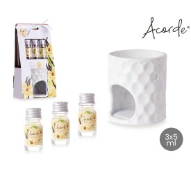 SET QUEMADOR  ACEITE ESENCIAL VAINILLA 3X5ML