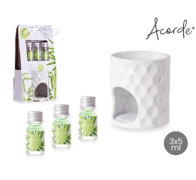 SET QUEMADOR  ACEITE ESENCIAL BAMBU 3X5ML