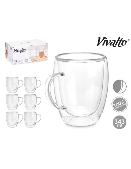 TAZA DESAYUNO BOROSILICATO 343 ML 1 UNIDAD