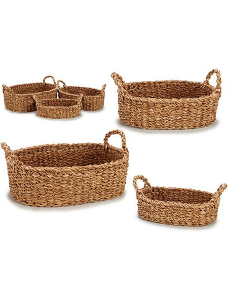 SET 3 CESTOS ASA OVALADOS