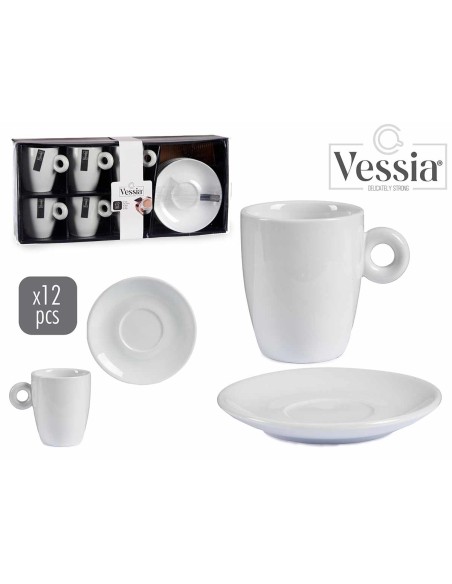 SET 6 TAZAS CON SOPORTE 220ML