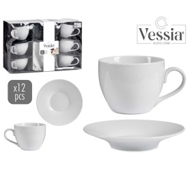 SET 6 TAZAS Y SOPORTE 420ML BLANCO