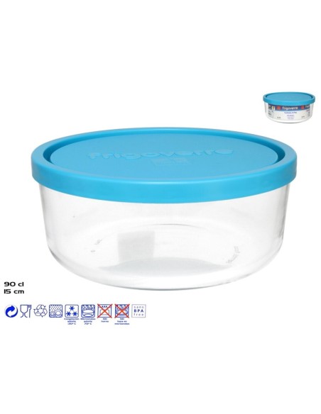 FIAMBRERA CRISTAL C/TAPA 90CL 15CM