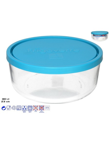FIAMBRERA CRISTAL C/TAPA 310CL 23CM FIAMBRERA CRISTAL C/TAPA 310CL 23CM