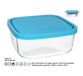 FIAMBRERA CRISTAL CUAD TAPA 340CL 22X22