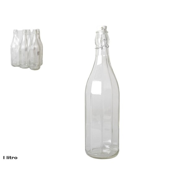 BOTELLA CRISTAL D18390 1L TRANSPARENTE