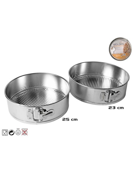 SET 2 MOLDES DESMONTABLES REDONDOS