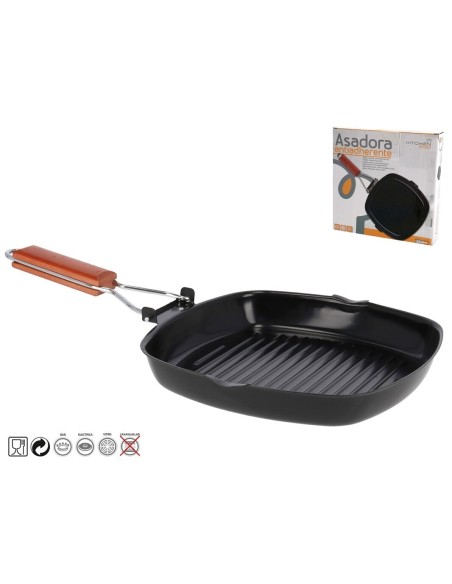 ASADORA ANTIADHERENTE 27X27  EZ09057