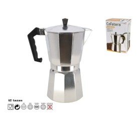 CAFETERA ALUMINIO 12 TAZAS 600 ML