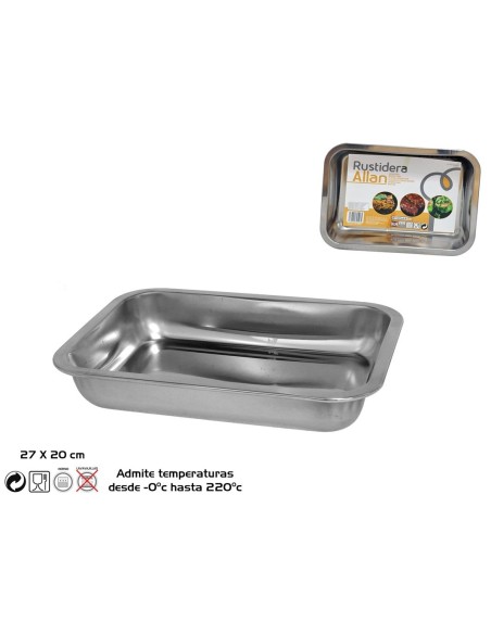RUSTIDERA ALLAN 27 X 20 ACERO INOX
