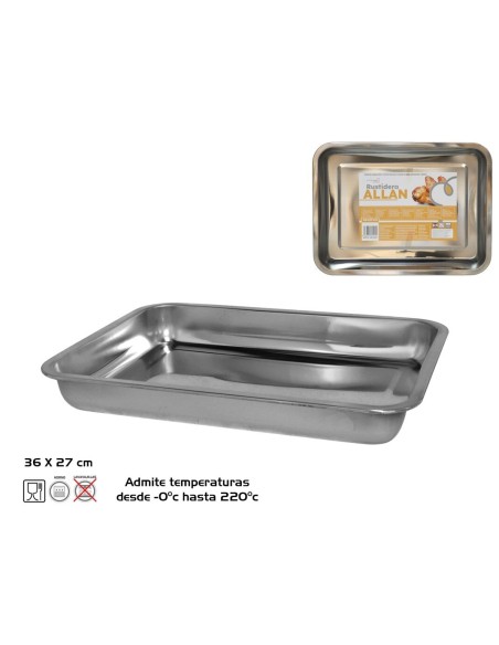 RUSTIDERA  ALLAN 36 X 27 ACERO INOX