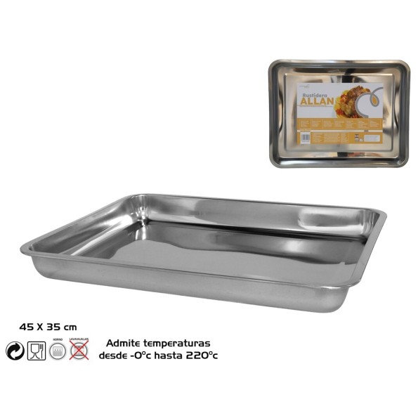 RUSTIDERA  ALLAN 45 X 35 ACERO INOX