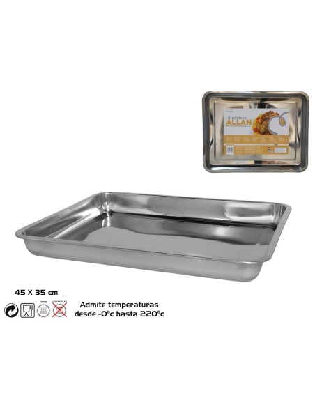 RUSTIDERA  ALLAN 45 X 35 ACERO INOX