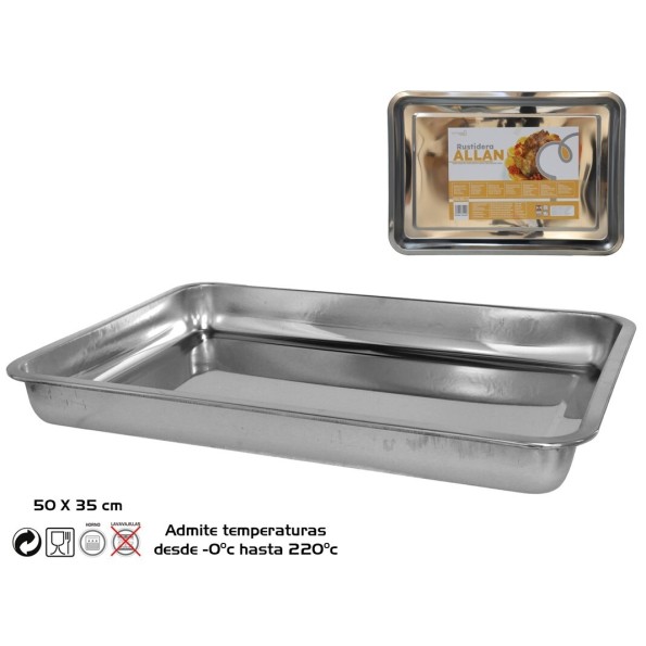 RUSTIDERA ALLAN 50 X 35 ACERO INOX