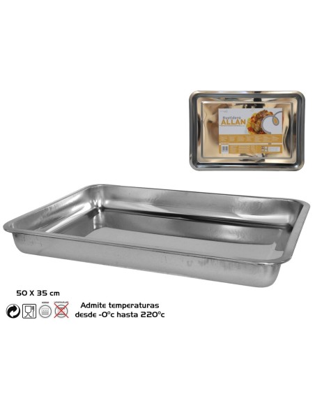 RUSTIDERA ALLAN 50 X 35 ACERO INOX
