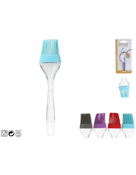 PINCEL DE SILICONA 4 COL. SRT 24,5X5X1,8