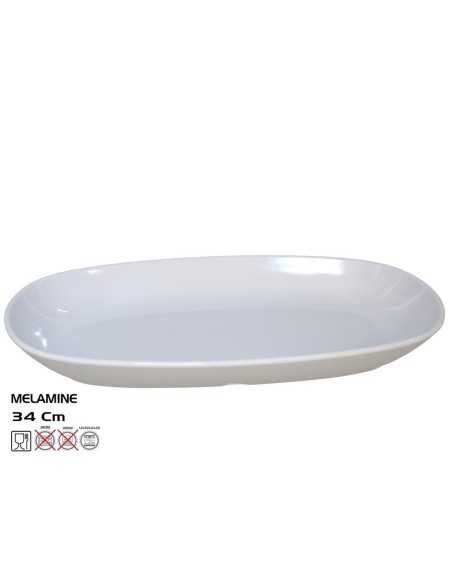 FUENTE OVAL DIAMONDO 34X20 CM-MELAMINA