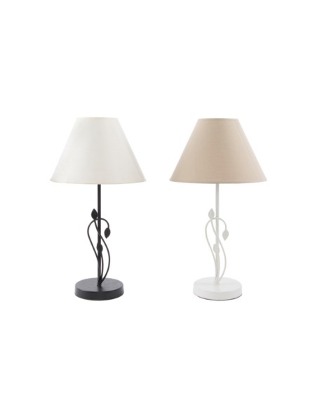 LAMPARA SOBREMESA METAL 25X25X45 25 E14 2 SURT.