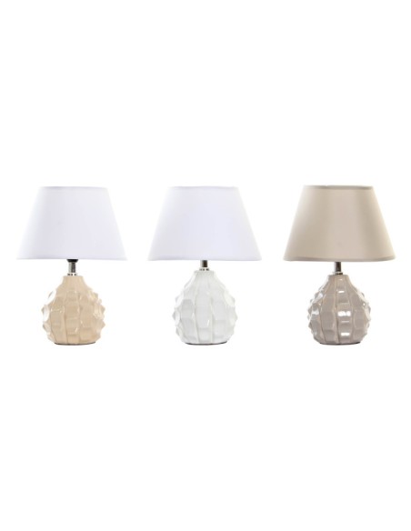 LAMPARA SOBREMESA GRES POLIESTER 20X20X27 3 SURT.