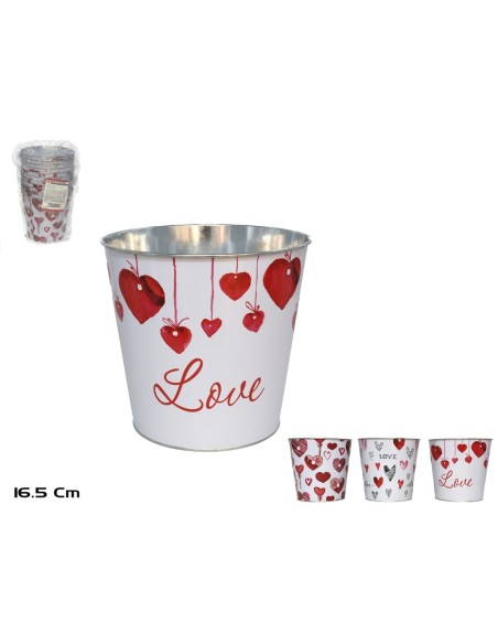 MACETERO FALLING 17,5X16,5CM 3 SURTIDOS