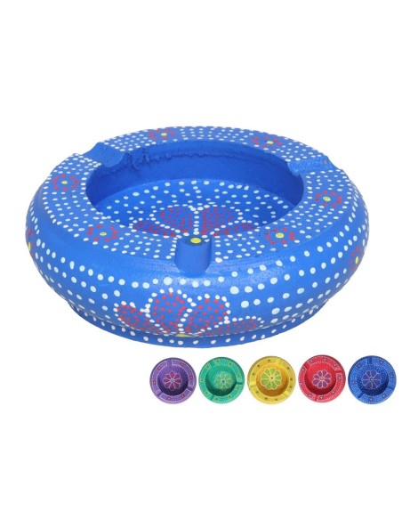 CENICERO FLOR 12 CM 5 STD