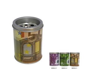 CENICERO METAL 8X10 CM EURO - 3 SURT