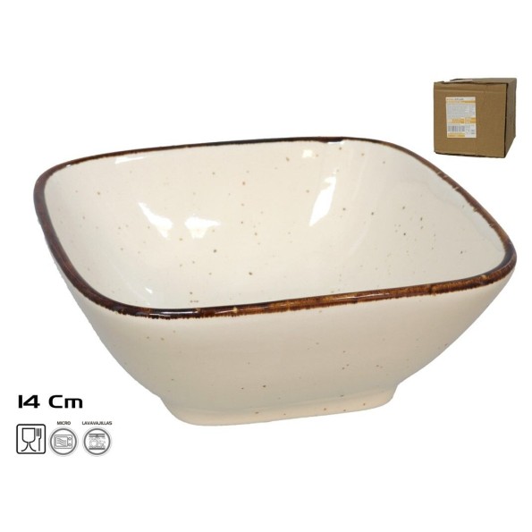 BOWL DYLAN PORCELANA 14X14X6CM