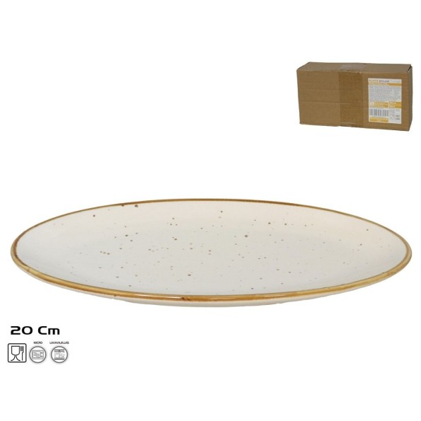 PLATO DYLAN  OVAL PORCELANA 20X11X1,5 CM