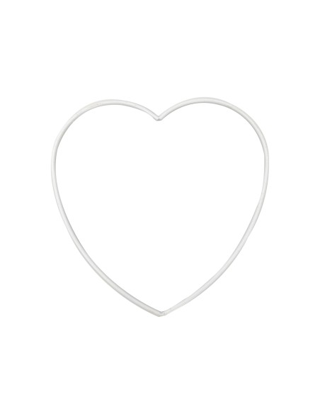 CORAZÓN METAL D30 BLANCO