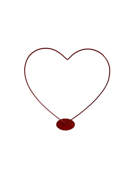 CORAZÓN ROJO SOBRE PEDESTAL D40