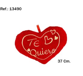 CORAZON TE QUIERO CORAZONES DORADOS 37CM.