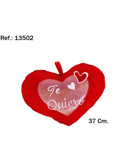 CORAZON TE QUIERO BRILLANTE 37CM.