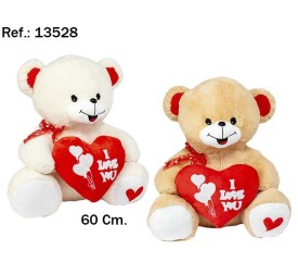 OSO CORAZON I LOVE YOU 60CM 2 COLORES