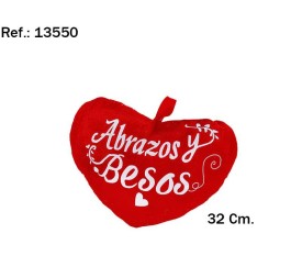 CORAZON ABRAZOS Y BESOS 32CM.