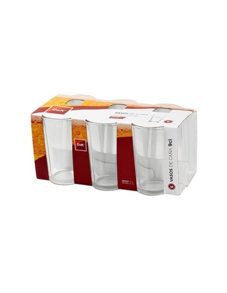 COK VASO CAÑA TEMP 9 cl (SET 6 UNIDADES)