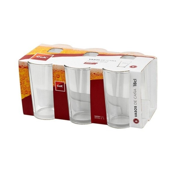 COK VASO CAÑA 18 cl (SET 6 UNIDADES)