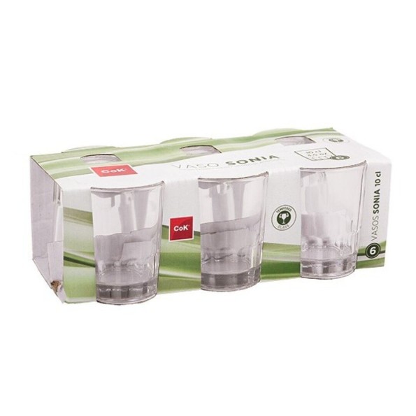 COK VASO SONIA 10 cl (SET 6 UNIDADES)