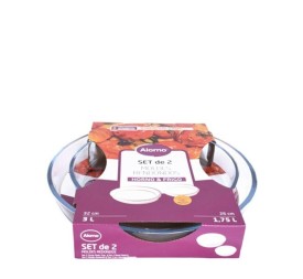 ALORNO SET 2 PCS MOLDE REDONDO 1,75L + 3L CT 6
