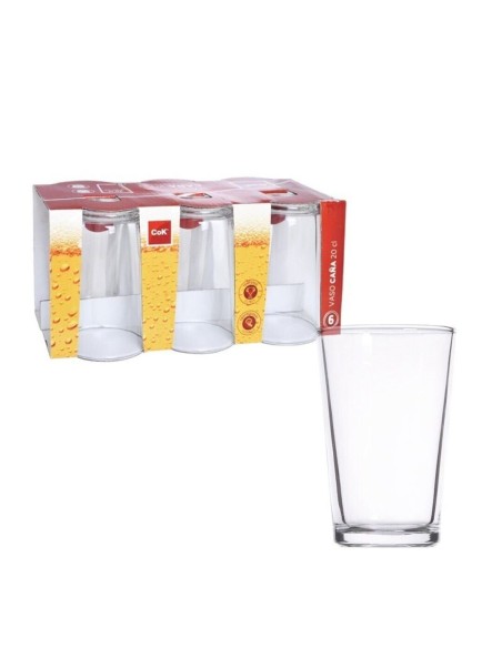 COK VASO CAÑA 20 cl (SET 6 UNIDADES)